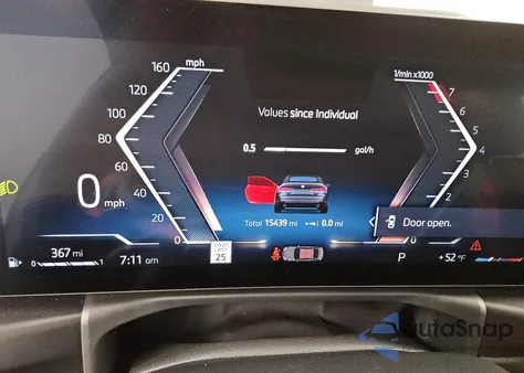 2025 BMW 430Xi из США, поврежденный, VIN WBA53DB0XSCS88979